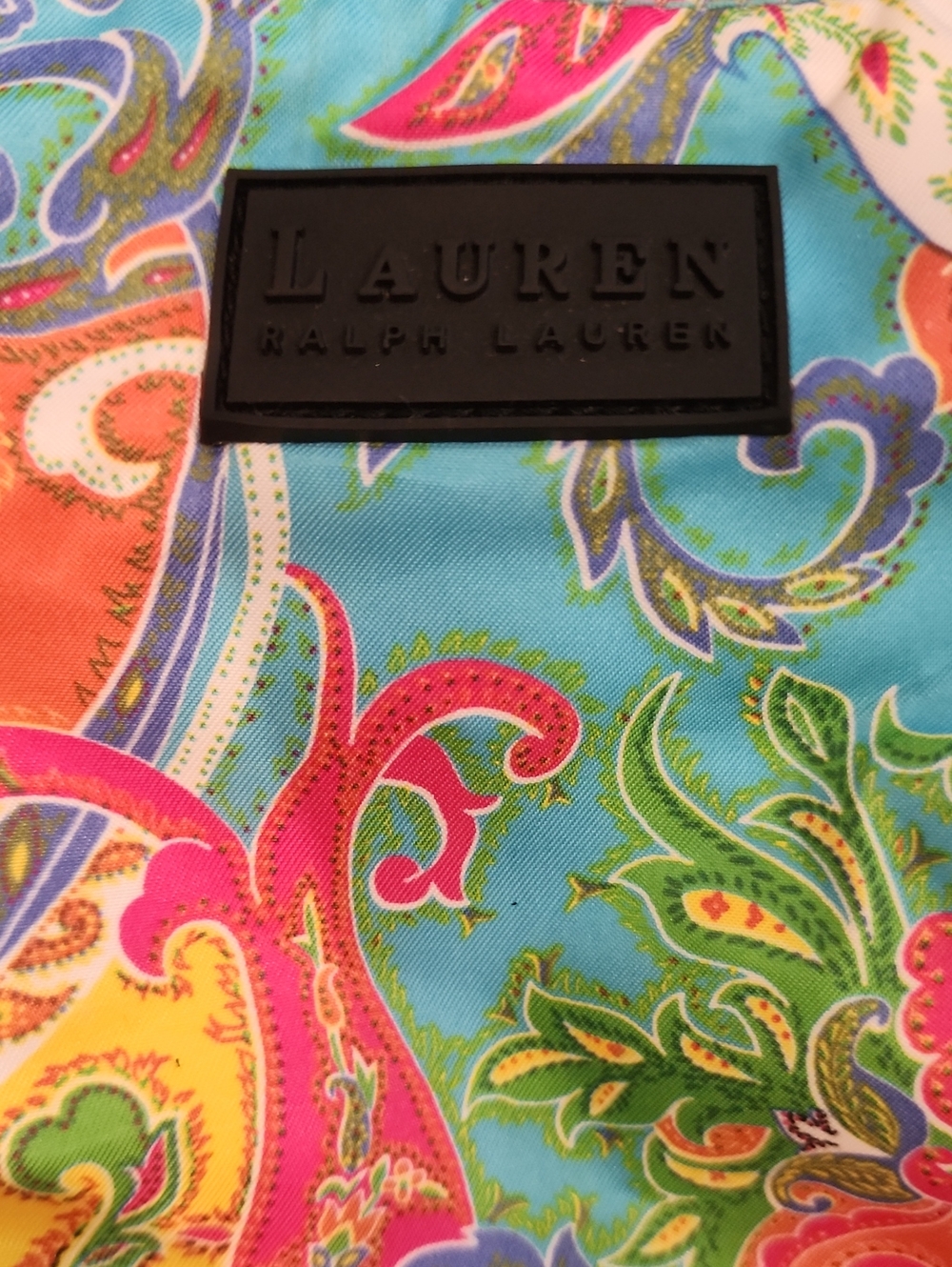 Ralph Lauren Colorful Paisley Crossbody Bag - Multicolor - Picture 4 of 4